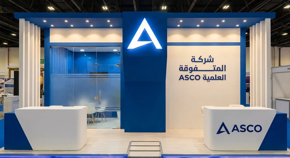 Exhibition booth – design, fabrication and on-site installation – Brandkom, CMS GROUP